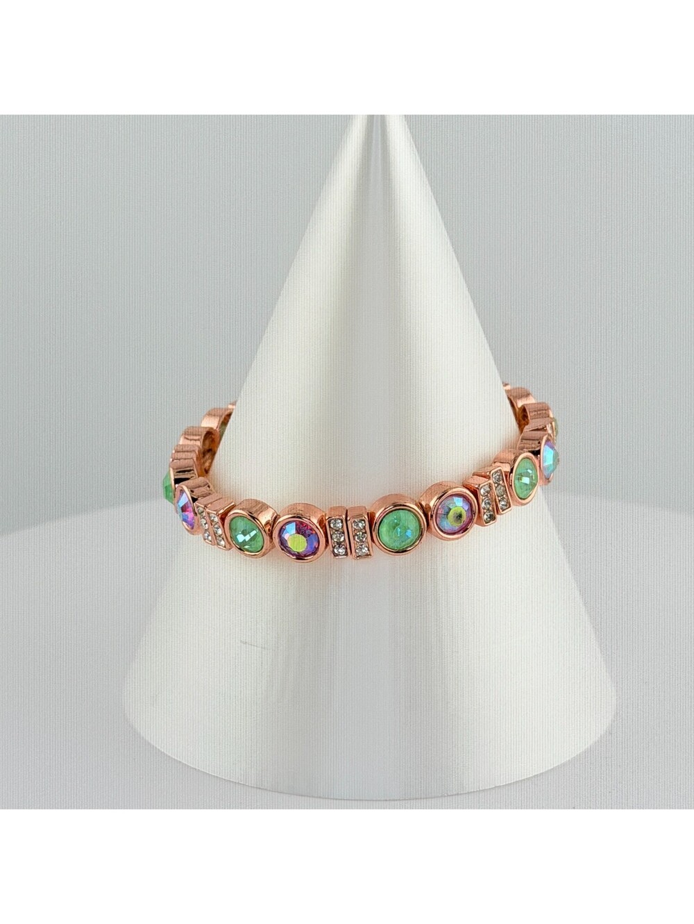 Bomb Party Single Stack Bracelet - on Rose Gold #12